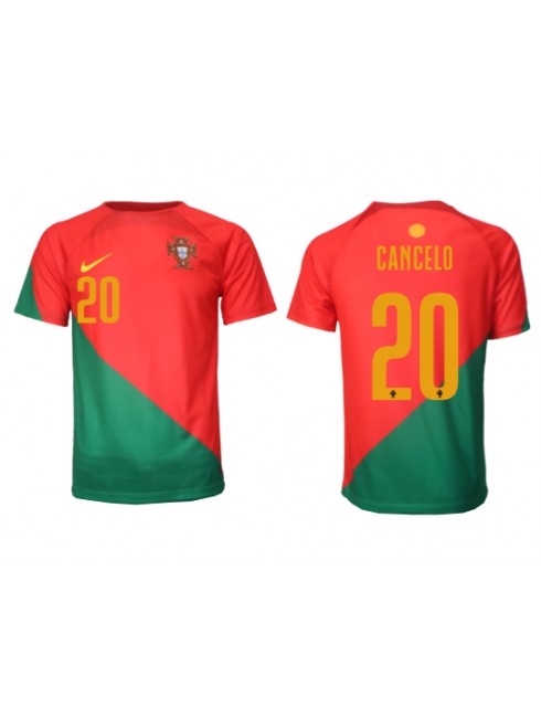 Portugal Joao Cancelo #20 Replika Hemmakläder VM 2022 Kortärmad